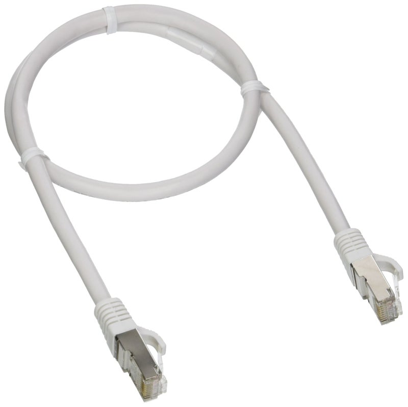 C2G Legrand Cat6 Ethernet Cable, Snagless Shielded Cat6a Patch Cable, White Network Patch Cable, 2 Foot Snagless STP Ethernet Cable, 1 Count, C2G 00915 - Image 1